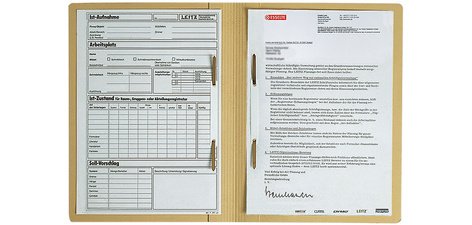 Chemise double pli, carton manila, format A4, chamois