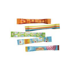 Sticks de sucre en poudre, présentoir en carton