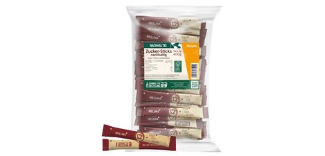 Sugar stick in a plastic bag