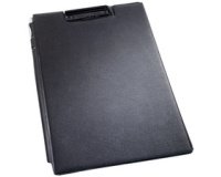 Porte-bloc avec pince, format A4, sous film, noir