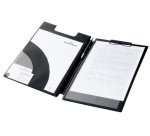 Porte-bloc avec pince, format A4+, sous film, noir