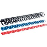 Baguette de reliure plastique, diamétre 14 mm, noir