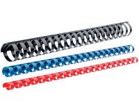 Plastic bindrug, diameter: 12 mm, zwart