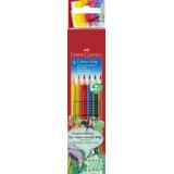 Kleurpotloden FABER-CASTELL Colour GRIP - etui van 6 stuks