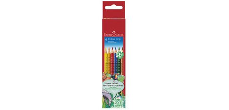 FABER-CASTELL Crayons de couleur Colour GRIP, étui de 12