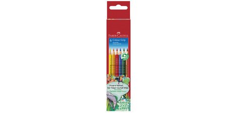FABER-CASTELL Crayons de couleur Colour GRIP, étui de 12
