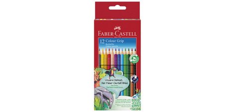 FABER-CASTELL Crayons de couleur Colour GRIP, étui de 24