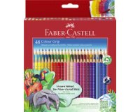 FABER-CASTELL Crayons de couleur Colour GRIP, étui de 48