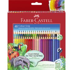 Kleurpotloden FABER-CASTELL Colour GRIP - etui van 48 stuks