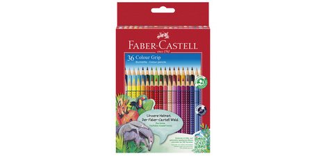 FABER-CASTELL Crayons de couleur Colour GRIP, étui de 48
