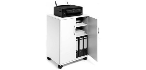 Desserte de bureau '74/53', fermé, 3 compartiments