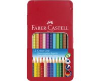 FABER-CASTELL Crayon de couleur Colour GRIP, étui de 12