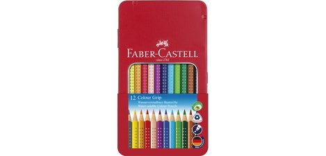 FABER-CASTELL Crayon de couleur Colour GRIP, étui de 12