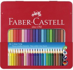 FABER-CASTELL Crayons de couleur Colour GRIP, étui de 36