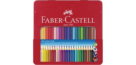 FABER-CASTELL Crayons de couleur Colour GRIP, étui de 36