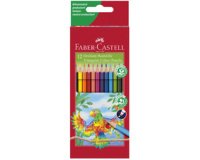 Kleurpotloden FABER-CASTELL driehoekig - etui van 12 stuks