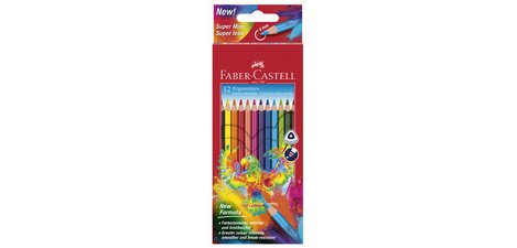 FABER-CASTELL Triangular Colored Pencils, pack of 12