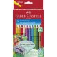 FABER-CASTELL Crayons de couleur JUMBO GRIP, étui de 12