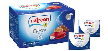 Edulcorant en comprimés, en carton