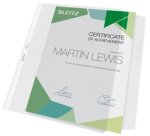 Pochette perforée avec rabat, A4, PP, 0,12 mm