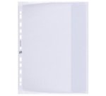 Pochettes perforées XXL, A4, PP, 0,09 mm, grainé