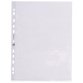 Gerperforeerde hoesjes Premium, A4-formaat, pvc, 0,08 mm