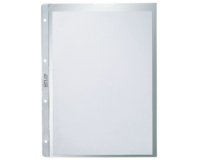 Pochette perforée extra solide, format A4, PP, 0,13 mm