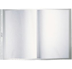 Pochette perforée, A3 paysage, PP, grainé, 0,10 mm