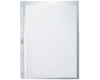 Pochette perforée, A4, PP, grainé, 0,13 mm,