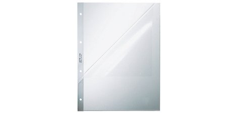 Pochette perforée, A4, en PP, grainé, 0,12 mm,