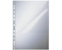 Pochette perforée, A4, en PP, 0,09 mm, grainé