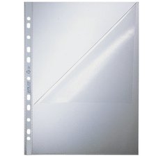 Geperforeerde hoesjes, A4, PP, 0,09 mm, gekorreld