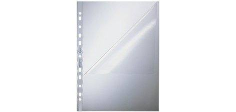 Pochette perforée, A4, en PP, 0,09 mm, grainé