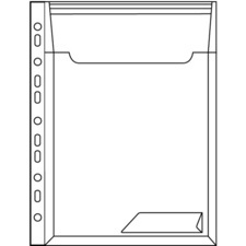 Geperforeerde hoesje/documentenhouder CombiFile Maxi