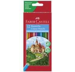 Kleurpotloden Faber Castell set à 12 stuks assorti