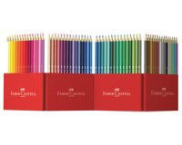 FABER-CASTELL Crayons de couleur hexagonaux CASTLE étui en