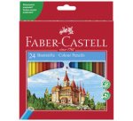 FABER-CASTELL Crayons de couleur CASTLE, étui de 48