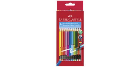 FABER-CASTELL Erasable Colored Pencil, Box of 12