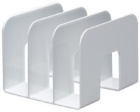 Tijdschriftenhouder TREND, plastic, 3 vakken