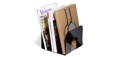 Porte-revues TREND, plastique,3 compartiments