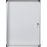 Vitrine extra plat fond métal 4 feuilles