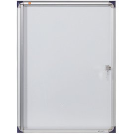 Vitrine extra plat fond métal 6 feuilles
