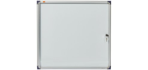 Vitrine extra plat fond métal 1 feuille