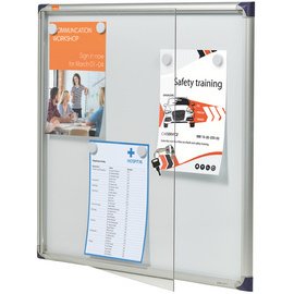 Nobo Vitrine binnenvitrine, voor 2 x ft A4 (ft 51 x 37 x 2,2 cm)