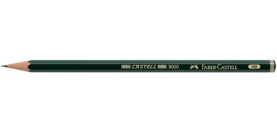 FABER-CASTELL Crayon CASTELL 9000, degré de dureté: 4H