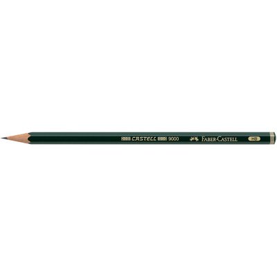 FABER-CASTELL Crayon CASTELL 9000, degré de dureté: 8B