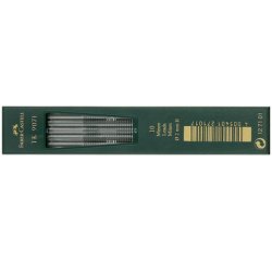FABER-CASTELL Mines TK 9071, noir profond, degré dureté: 2B