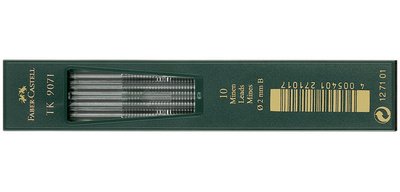 FABER-CASTELL TK 9071 Leads, deep black, hardness degree: HB