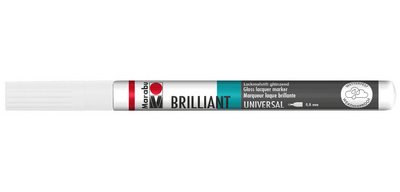 Marqueur laque 'Brilliant Painter', blanc,
