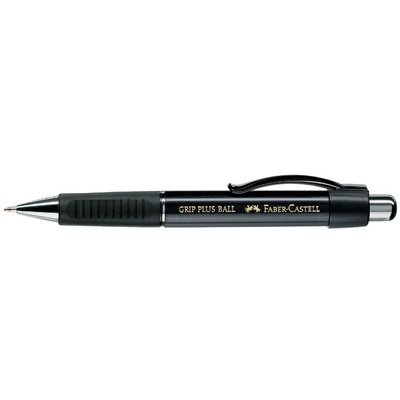 Balpen FABER-CASTELL inklikbaar GRIP PLUS zwart